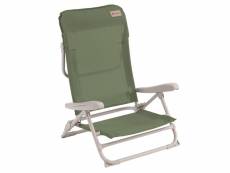 Outwell chaise de plage pliable seaford vert vignoble