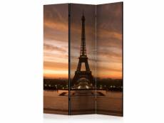 Paris prix - paravent 3 volets "evening colours of paris" 135x172cm