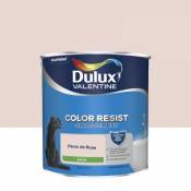Peinture murs et boiseries Color Resist salle de bains Dulux Valentine satin perle de rose 2 5L