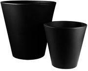 Pot de fleurs New Pot H 70 cm - Serralunga noir en plastique