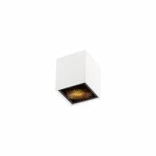 qubo - Spot de plafond Design - 1 lumière - L 82 mm - Blanc - Design - Éclairage intérieur - Salon I Chambre I Cuisine I Salle à manger - Qazqa