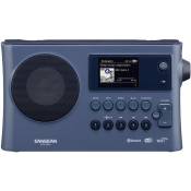 Sangean - WFR-28BT Radio de table Internet dab+, fm WiFi, Bluetooth, aux fonction de charge de la batterie, Spotify bleu foncé X927372