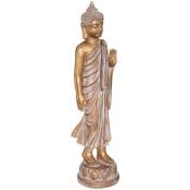 Statuette Bouddha debout doré H83cm Atmosphera créateur d'intérieur - Doré