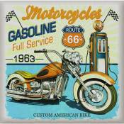 Sticker mural moto vintage - 30 x 30 cm de Sanders