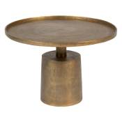 Table basse ronde en métal ø60cm - Mason - Couleur - Or