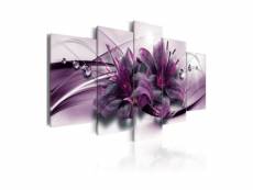 Tableau - violet lily-100x50 A1-N6242