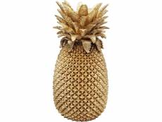 "vase ananas doré 50cm"