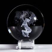 Yozhiqu - Boule de cristal 3D 60 mm Cadeaux de dragon