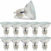 ZMH - Pack de 10 ampoules led GU10 blanc chaud lampe