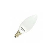 Ampoule led E14 Flamme opaque blanc chaud 4W (35W)