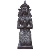 Anaparra - Bouddha Thai à genoux 37X28X75cm. en pierre