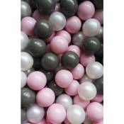 Balles pour piscine à balles - couleurs : gris, perle,