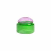 Boîte Puffy / Ø 9.5 x H 8 cm - Verre - & klevering multicolore en verre