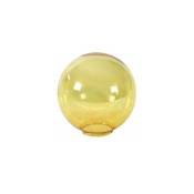 Boule de cristal ambre de 15 cm avec graipa de 1 cm