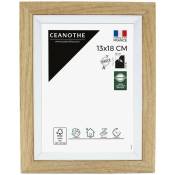 Ceanothe - Cadre Photo Brut et Blanc - Cadre pour Photo 13x18 cm et 18x13 cm convient au A6 et Carte Postale – Fabriqué en France – Cadre Photo