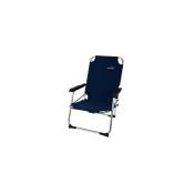 Chaise de camping pliante bleu foncé 77 x 53 x 61