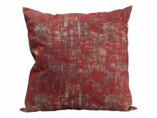 "coussin glossy shine rouge 60x60cm"