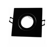Cristalrecord - Anneau swing carré hélium encastré noir 03-061-80-180