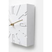 Horloge Cubito blanche Kare Design
