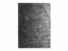 Intense - tapis texturé vintage noir cendré 120x170