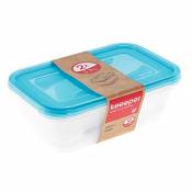 keeeper Food Storage Containers, Set of 2, 2 x 3.3