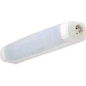 L'ebenoid - Réglette salle de bain eo S19 sans source lumineuse blanc ssl interrupteur pc 2P+T- l'ébénoïd - 055215 - Blanc