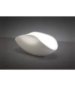 Lampe de Table Pasion 3 Ampoules E27, blanc brillant/arylique