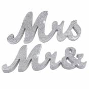 MR & MRS Signe Décorations de Mariage MR & MRS Lettres
