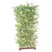 Pegane - Plante artificielle extérieur coloris vert haie uv - 190 x 45 x 90 cm