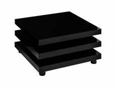 Stilista® table basse rotative à 360°, design cube,