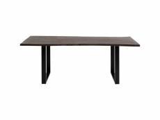 "table harmony noyer noire 200x100cm kare design"