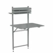 Table pliante Balcon Bistro / Rabattable - 77 x 64 cm - Fermob gris en métal