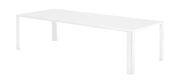 Table rectangulaire Big Irony Outdoor / L 160 cm - Zeus blanc en métal