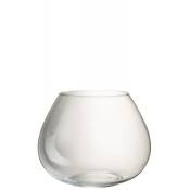 Vase verre transparent H30cm