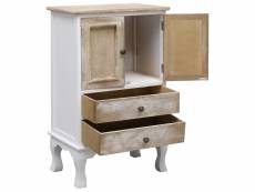 Vidaxl armoire à tiroirs blanc 50 x 30 x 80 cm bois 284181