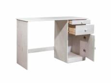 Vidaxl bureau avec tiroirs 110x50x74 cm bois de pin
