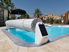 Volet de piscine hors-sol Open Solar Energy 12,00 x 6,00 m - Abriblue
