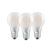 Ampoule LED Verre 7 W culot E27 Blanc chaud, mat -