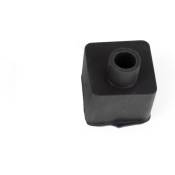 Barcelona Led - Schwarze Anfangs-/Endkappe für flexible Silikonhülle 16x16 mm -