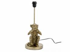 Base de lampe de table singe 37 cm - ne parle pas