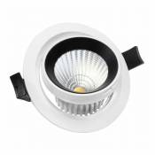 Blanc Chaud - Encastrable Orientable LED IP54 - 10W ® - Delitech