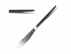 Couteau à dessert 202 mm satin - lot de 12 - comas - - inox 202