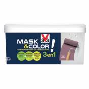 Peinture de rénovation multi-supports V33 Mask & color bruyère mat 2 5L