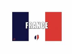 Serviette de plage - drapeau français - 100% coton
