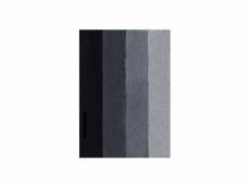 Spirella tapis de bain four 60x90cm gris noir