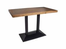 Table bistrot double pied 110 x 60 x 75 cm