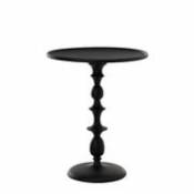 Table d'appoint Classic / Ø 46 x H55 cm - Fonte aluminium - Pols Potten noir en métal
