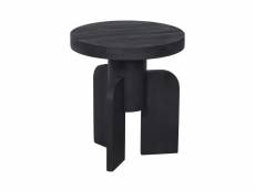Table d'appoint en bois de manguier - noir - mori MORI Coloris noir