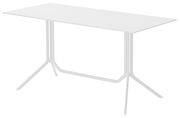 Table pliante Poule double / 120 x 60 cm - Kristalia blanc en métal