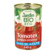 Tomates entières pelées au jus sans sel ajouté - bio